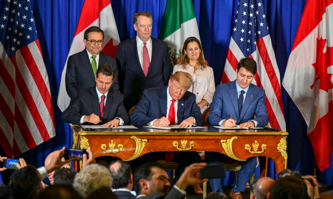 Us, Mexico, Canada sign new NAFTA - USMCA